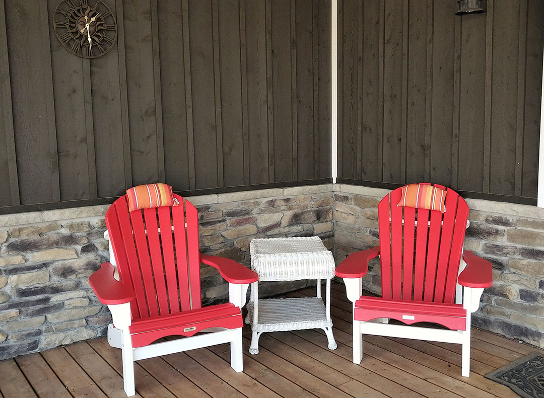 Krahn chair set in Red and White